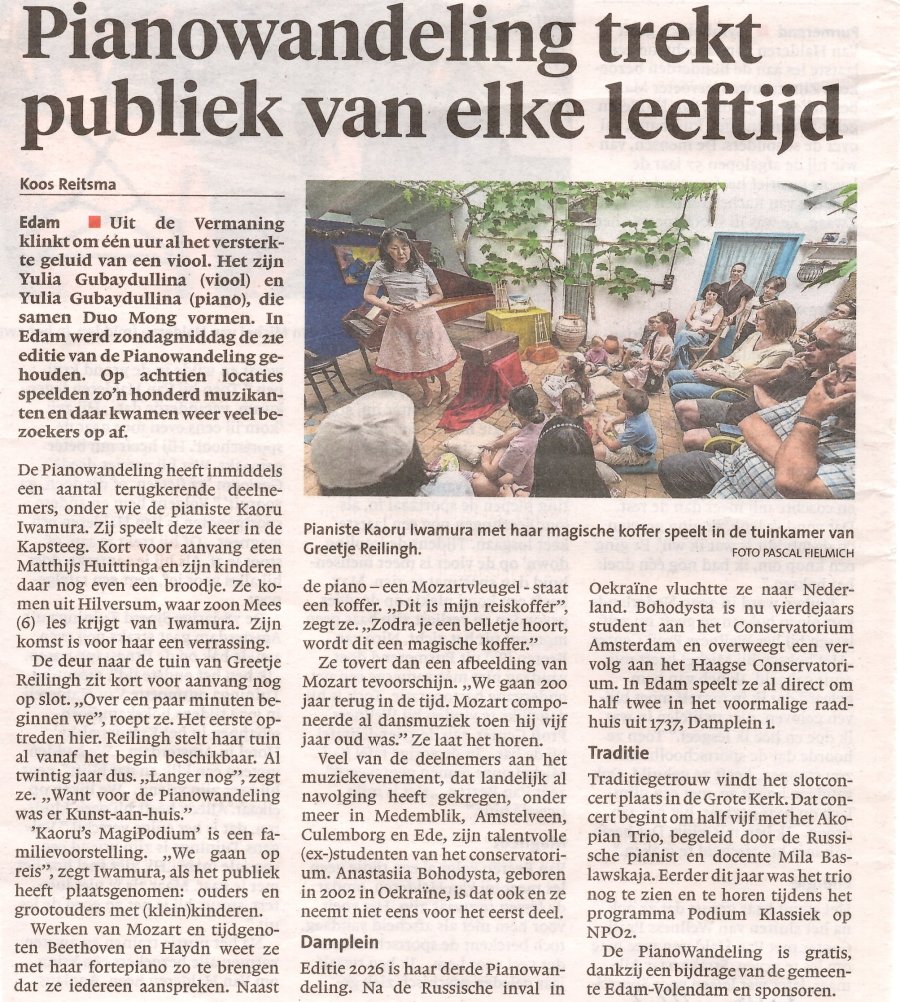 Noord-Hollands Dagblad - 1 juni 2026